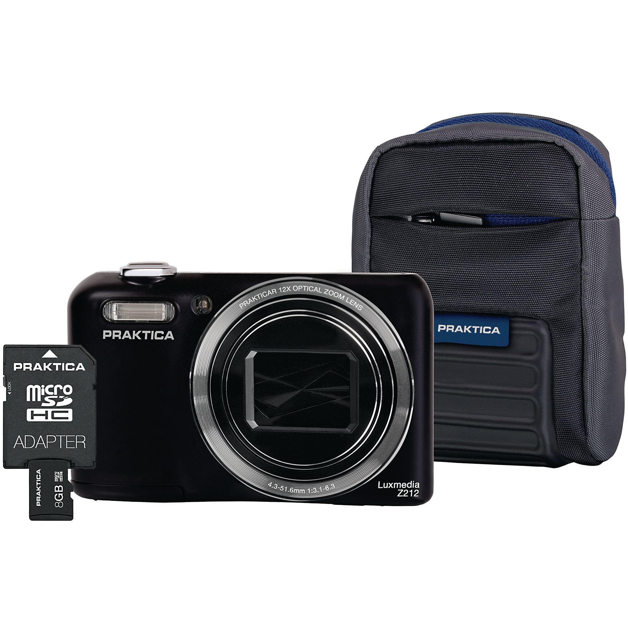 Praktica Luxmedia Z212 Camera Kit - Black